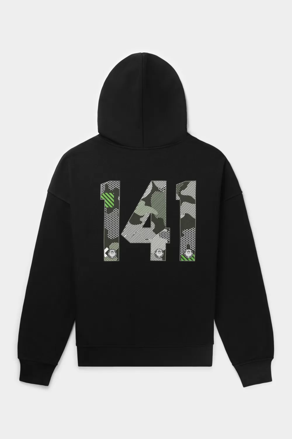 BALR. X Mwii Joey Box Hoodie Jet Black Cheap