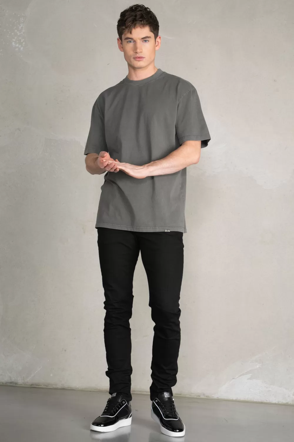 BALR. Blanks Box T-Shirt Jet Black Vintage Flash Sale