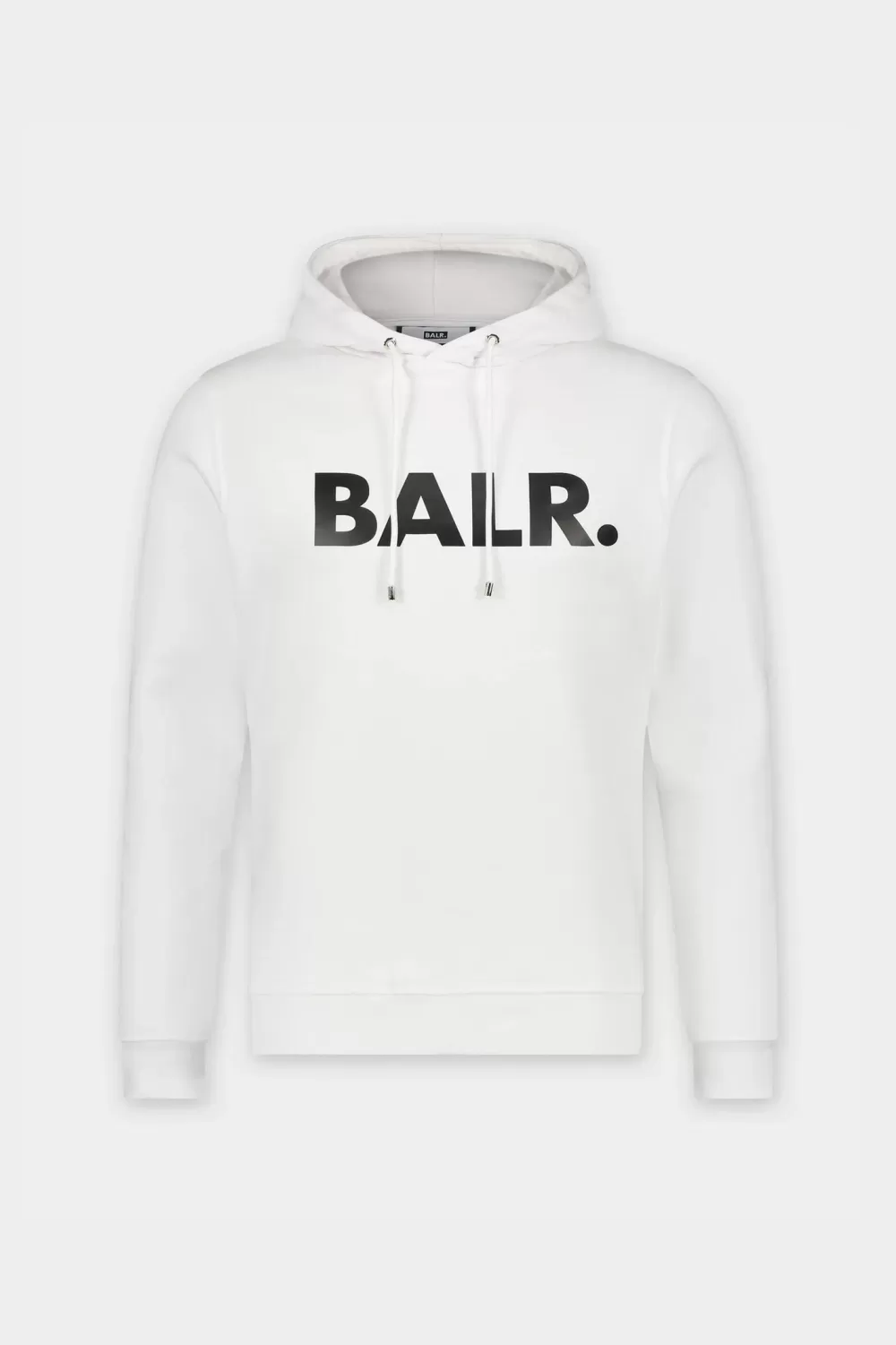 BALR. Brand Straight Hoodie Bright White Online