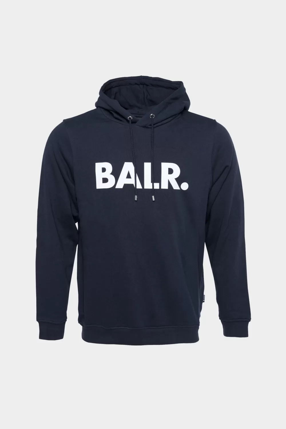 BALR. Brand Straight Hoodie Navy Blue Clearance