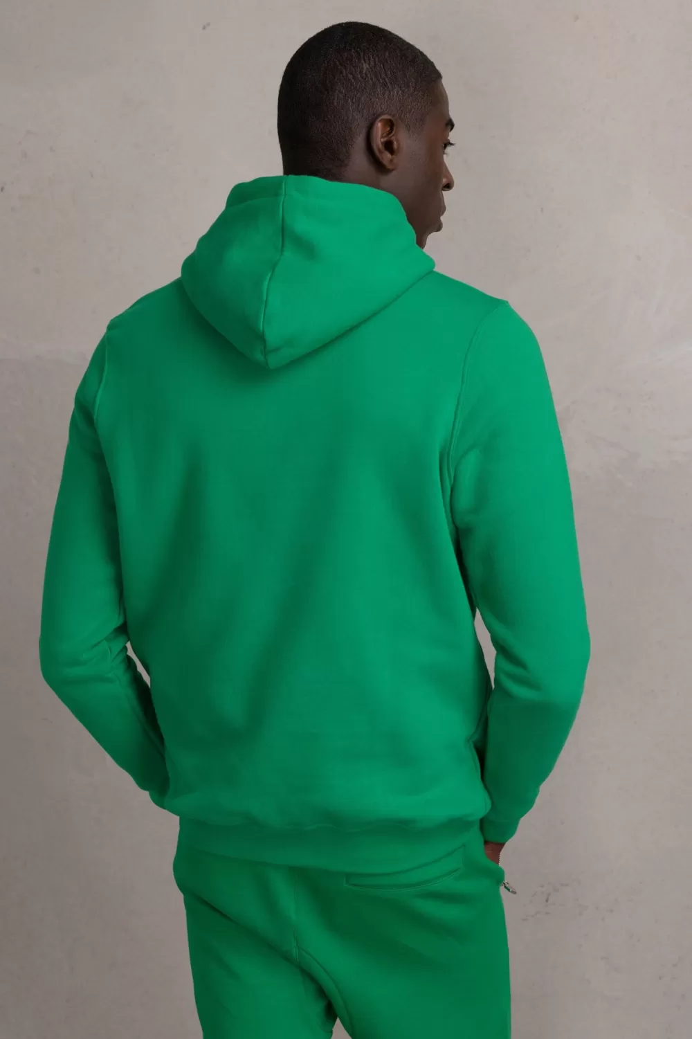 BALR. Brand Straight Small Logo Hoodie Putting Green/Bright White Discount