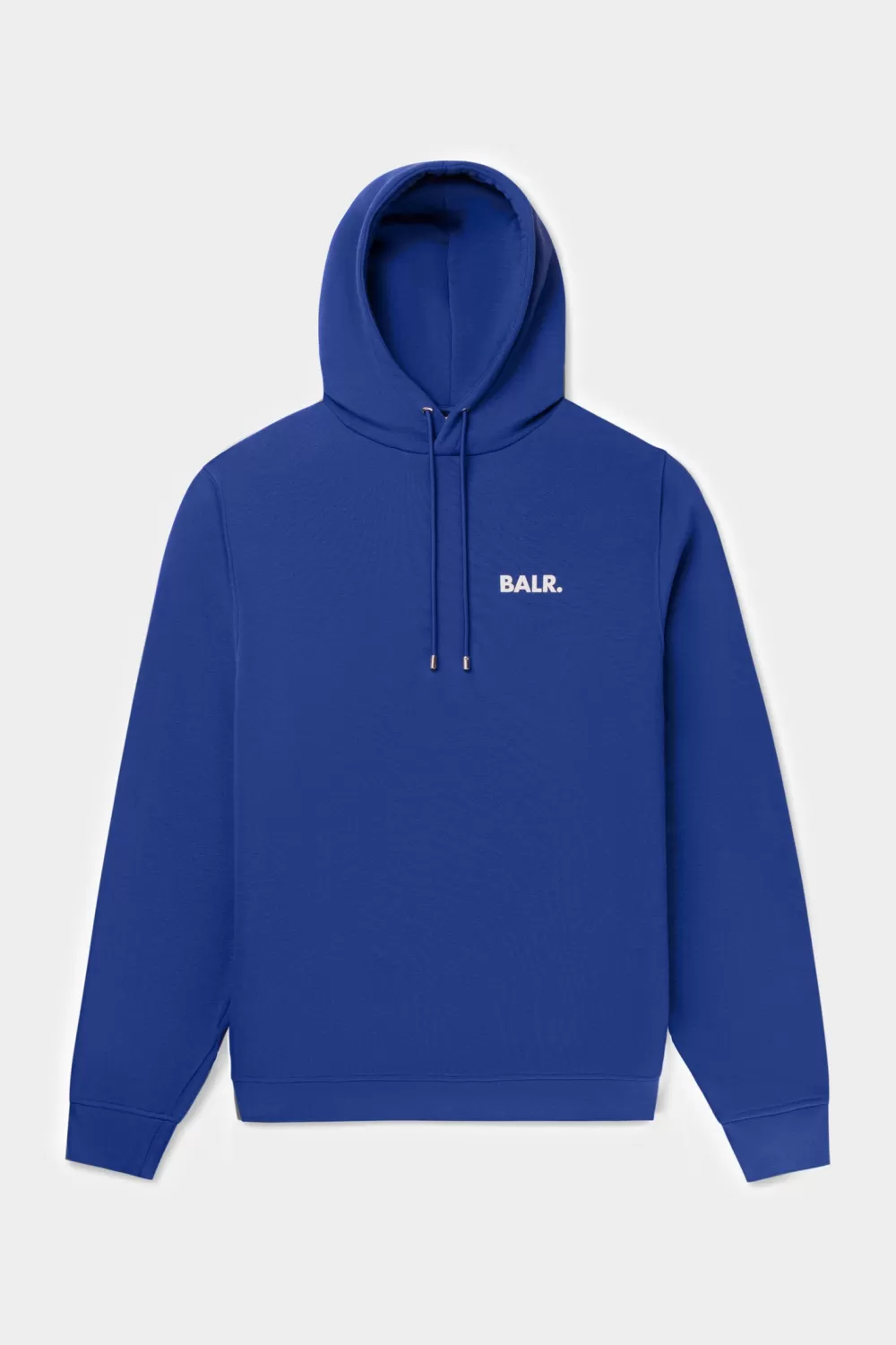 BALR. Brand Straight Small Logo Hoodie Surf The Web/Bright White Cheap