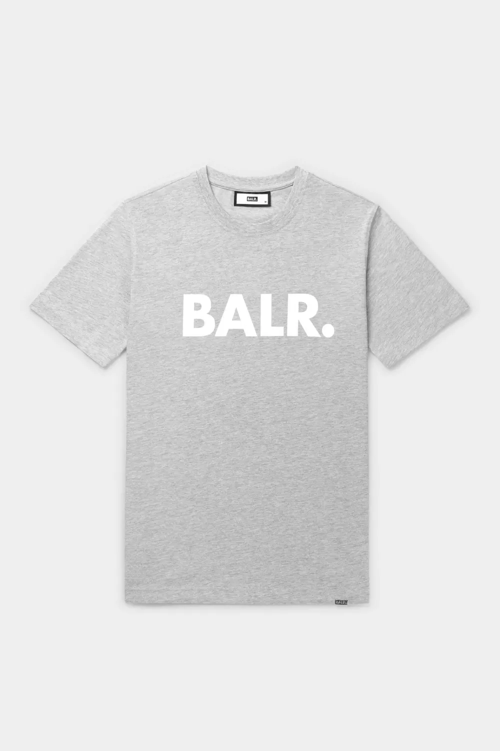 BALR. Brand Straight T-Shirt Grey Melange Best Sale