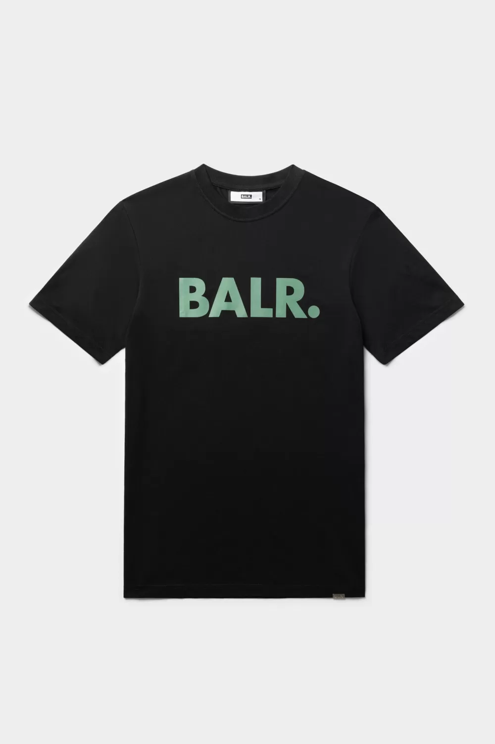 BALR. Brand Straight T-Shirt Jet Black/Dark Forest Shop
