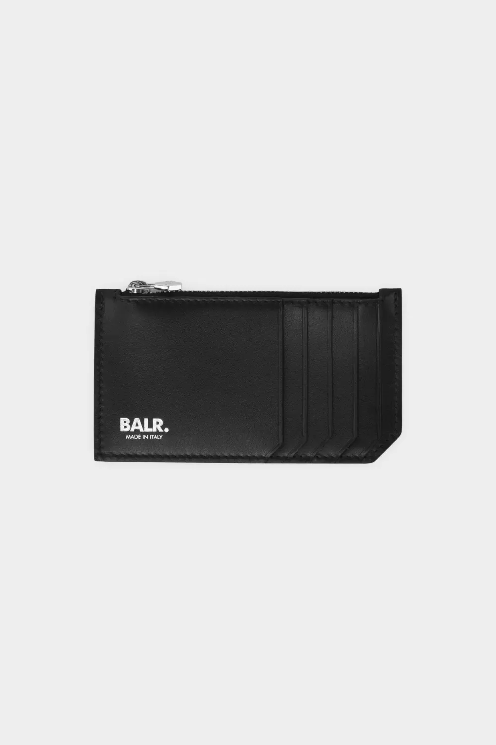 BALR. Bt Leather Zipped Card Holder Black Online