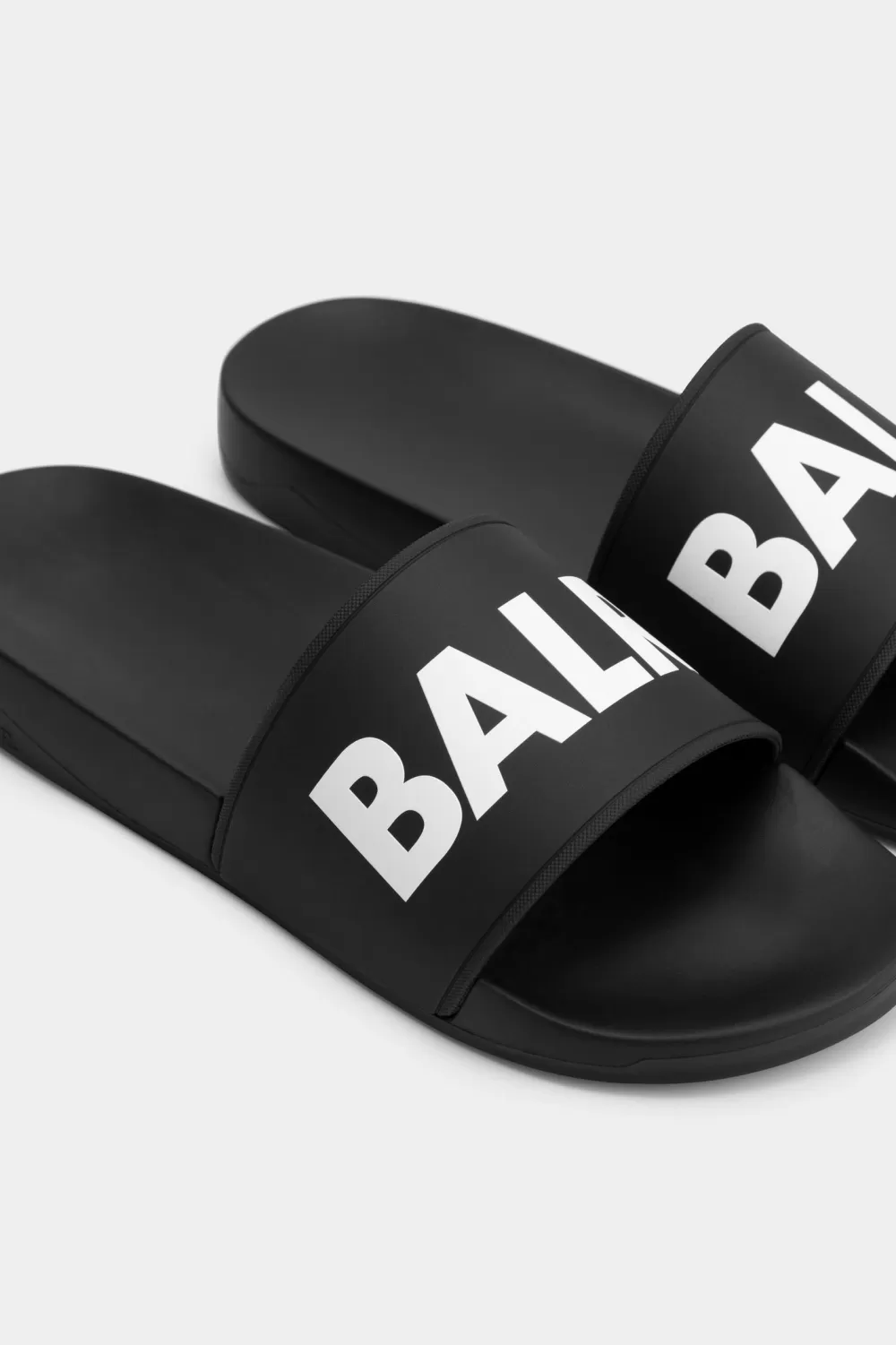 BALR. Classic Brand Slide Jet Black Flash Sale