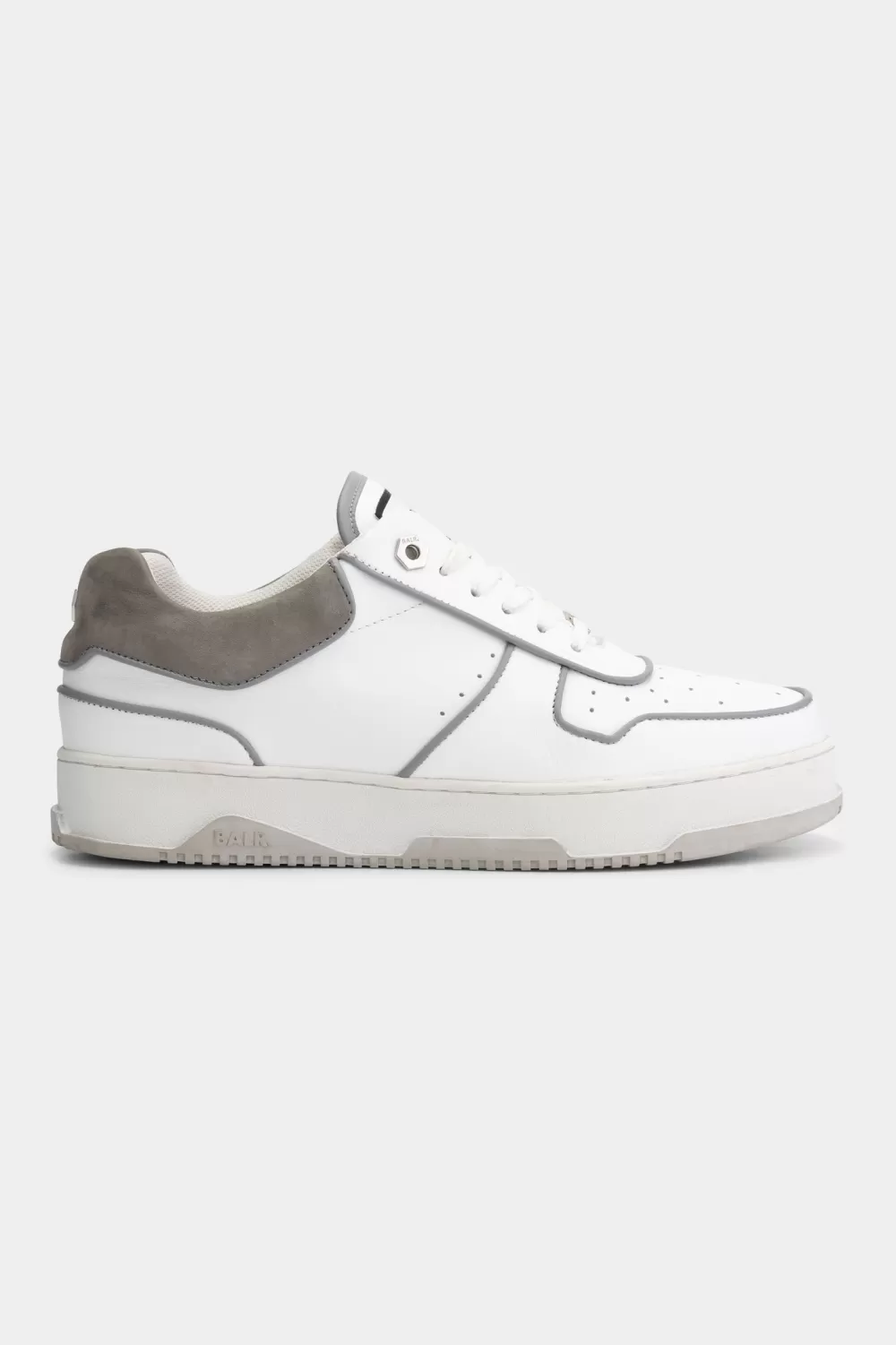 BALR. Club B Classic Sneaker Contrast White/Grey Cheap