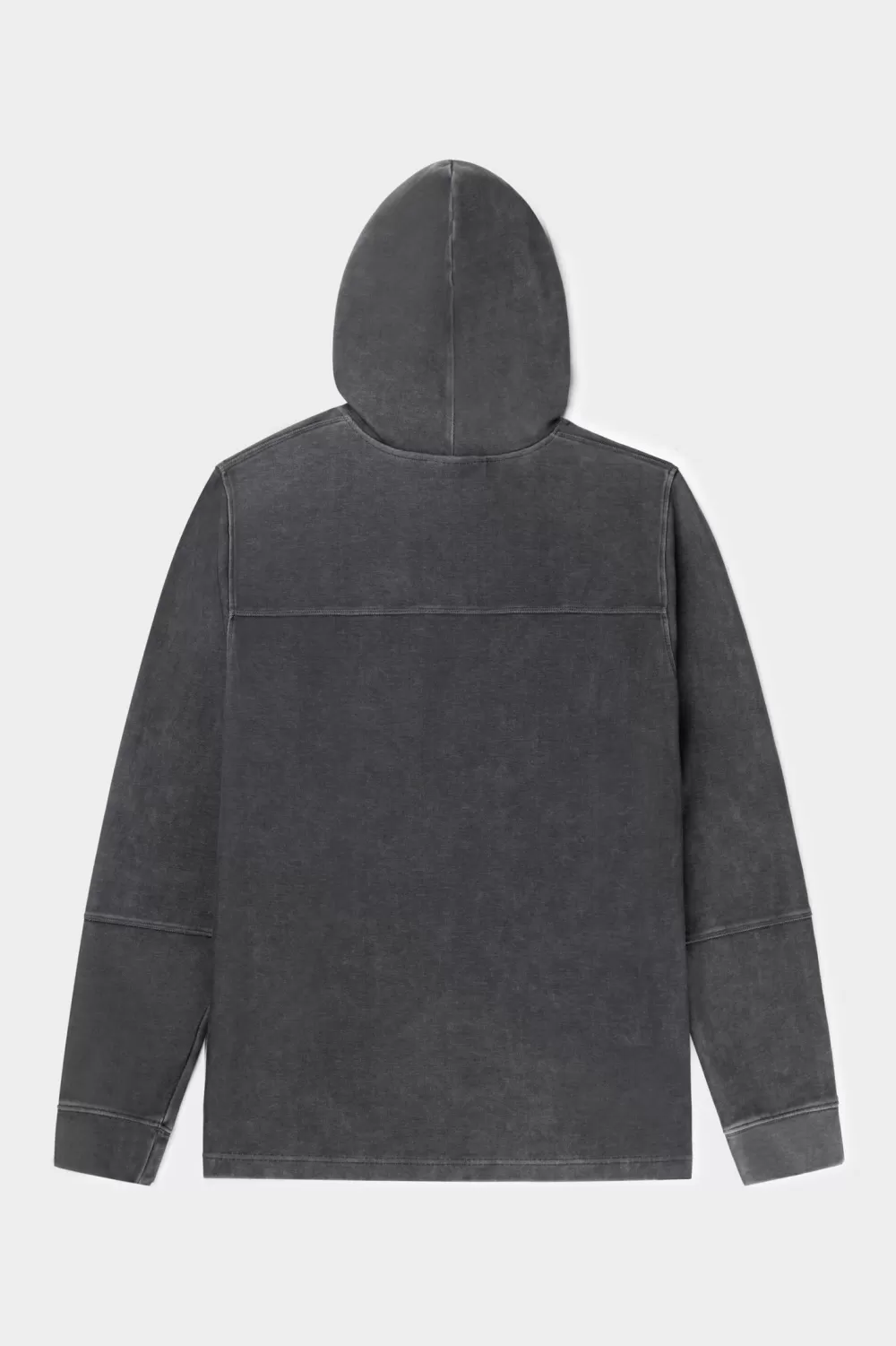 BALR. D13 Straight Washed Hoodie Washed Black Flash Sale