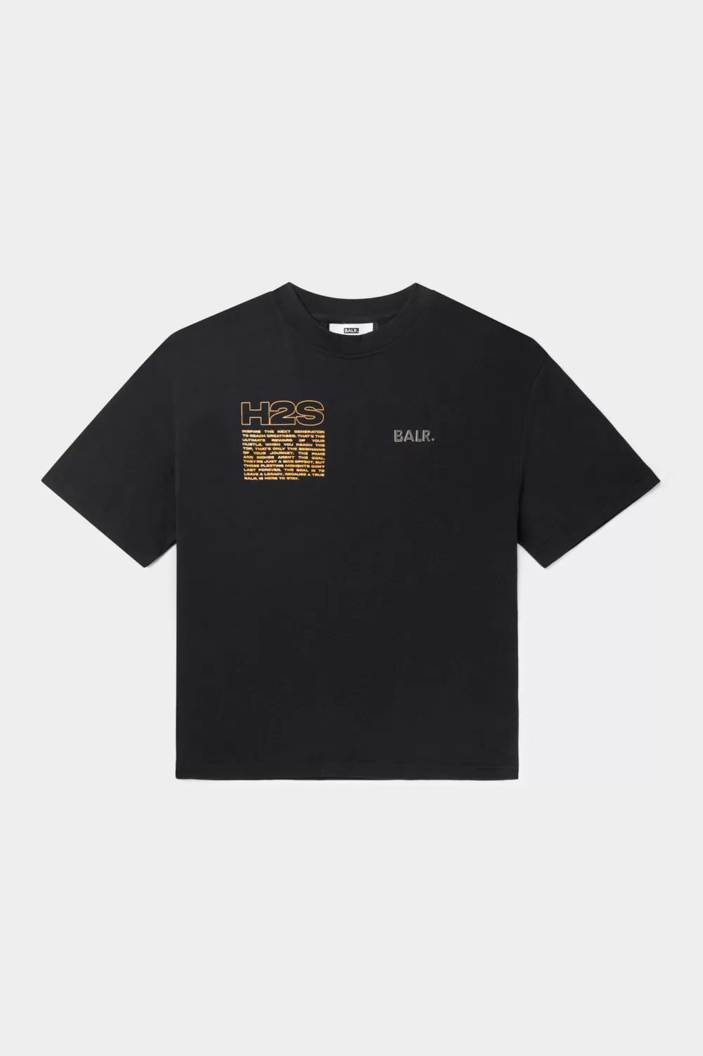BALR. Joey Box H2S T-Shirt Jet Black Store