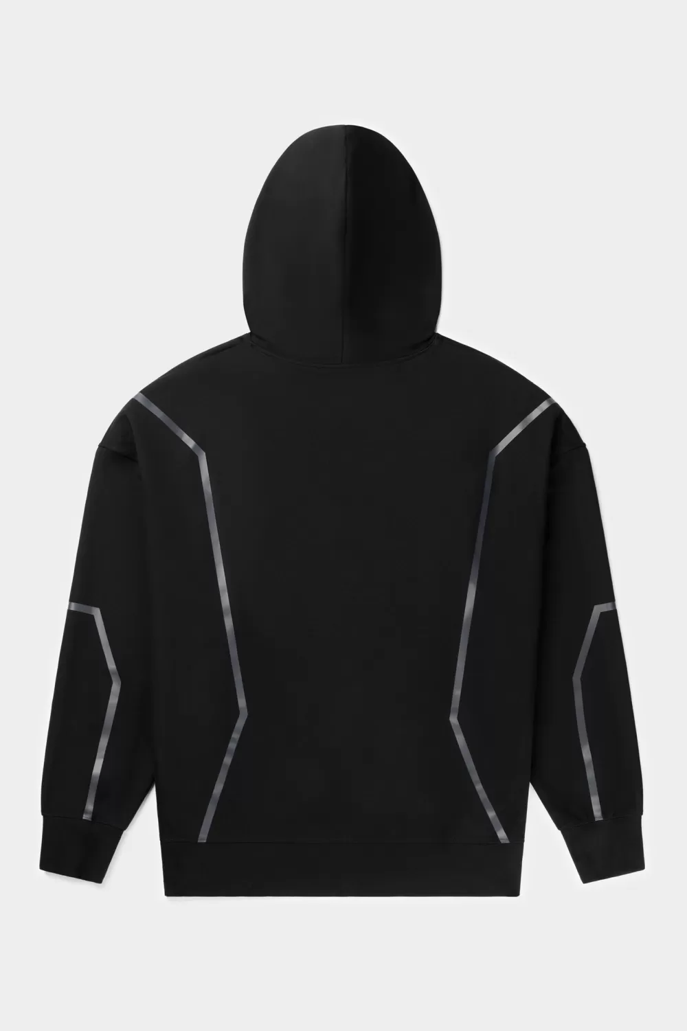 BALR. Joey Box Hex Line Hoodie Jet Black Sale