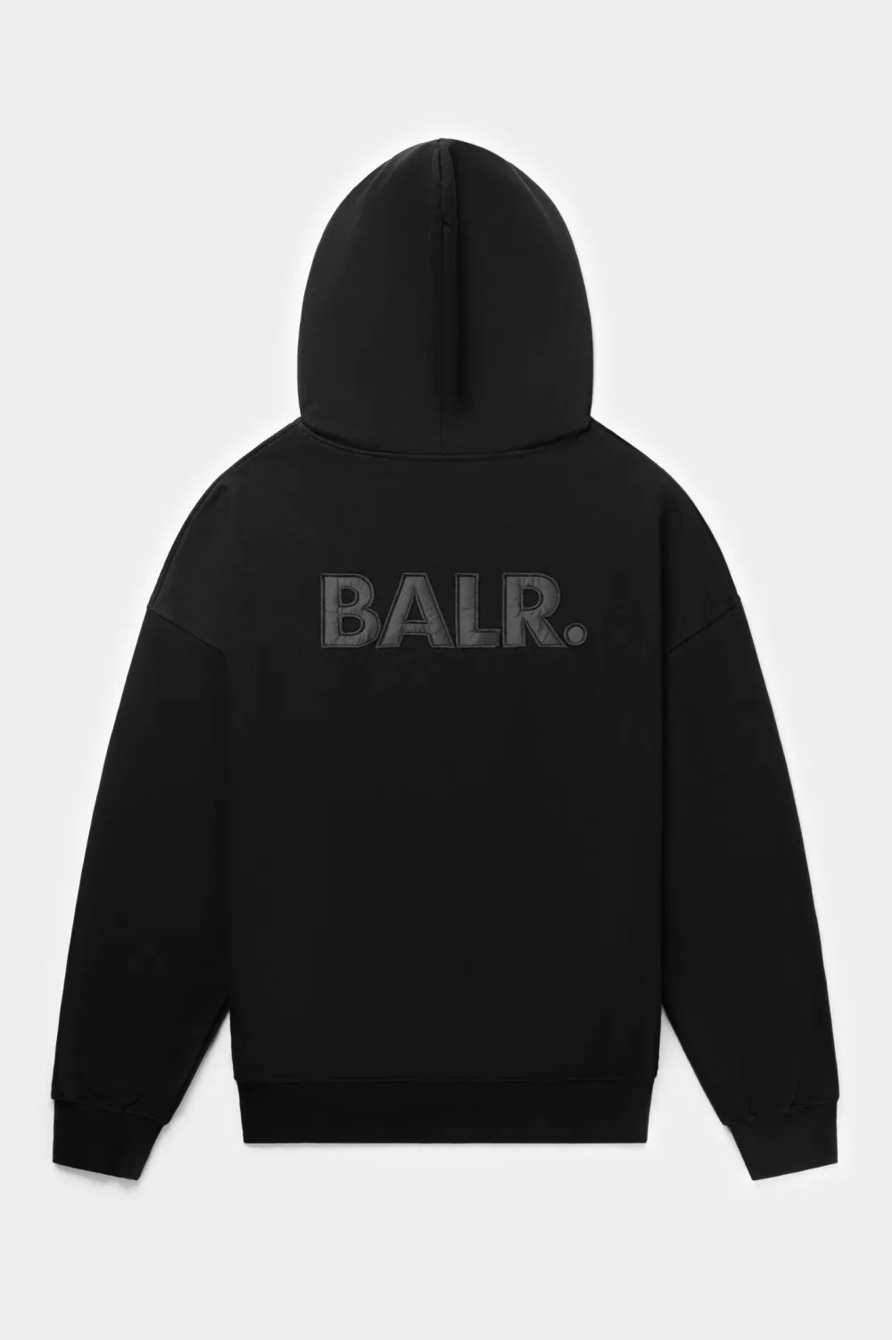 BALR. Joey Box Satin Hoodie Black Store