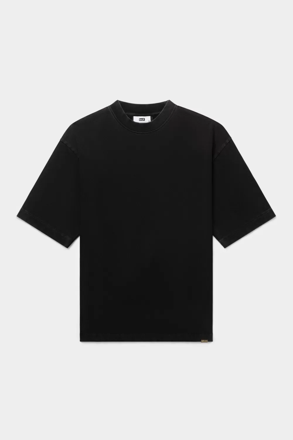 BALR. Joey Box Washed Melted Brand T-Shirt Jet Black Best