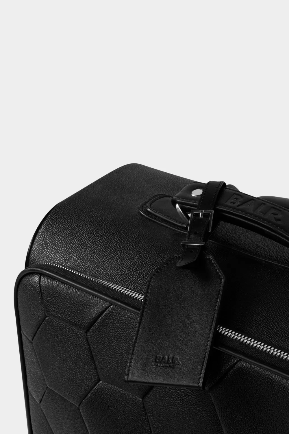 BALR. Leather Luggage Tag Black Discount