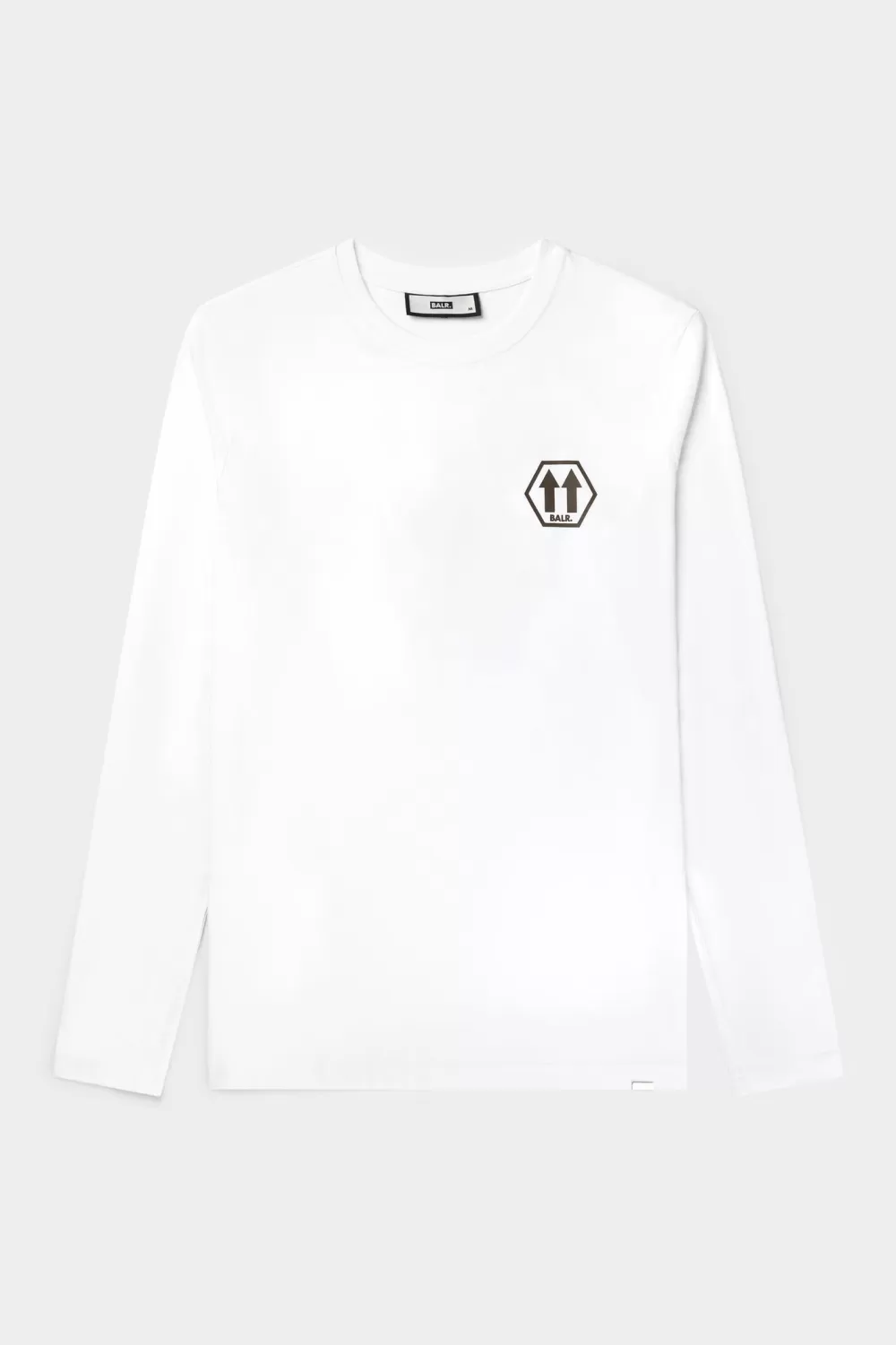 BALR. Olaf Straight Arrows Longsleeve T-Shirt Bright White Best Sale