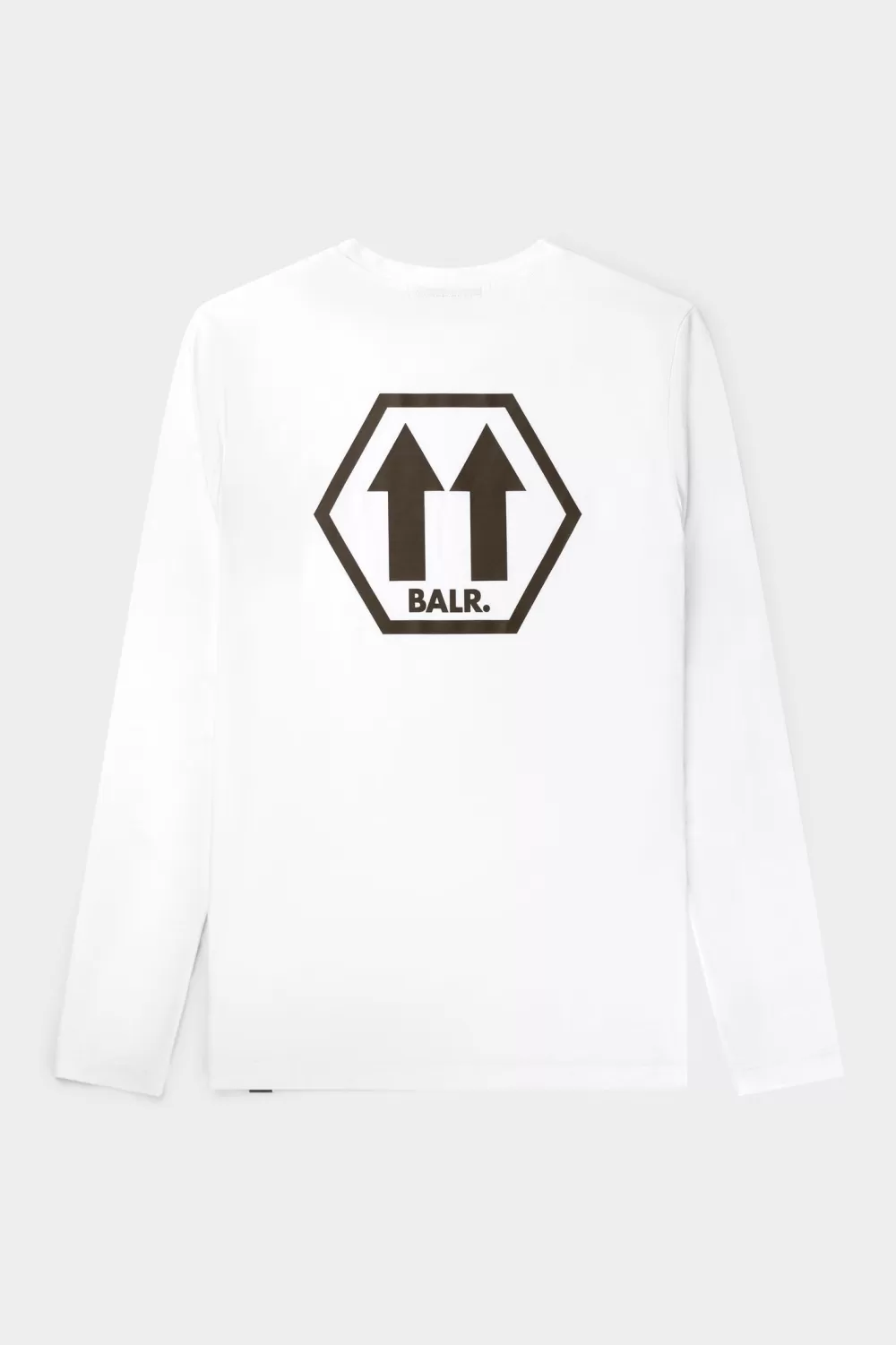 BALR. Olaf Straight Arrows Longsleeve T-Shirt Bright White Best Sale