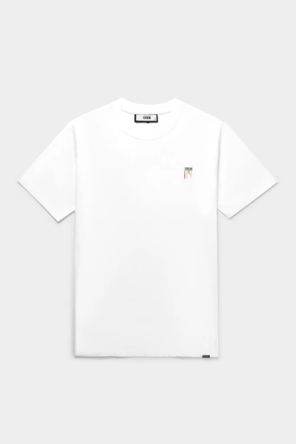 BALR. Olaf Straight Colored Letters T-Shirt Bright White Cheap