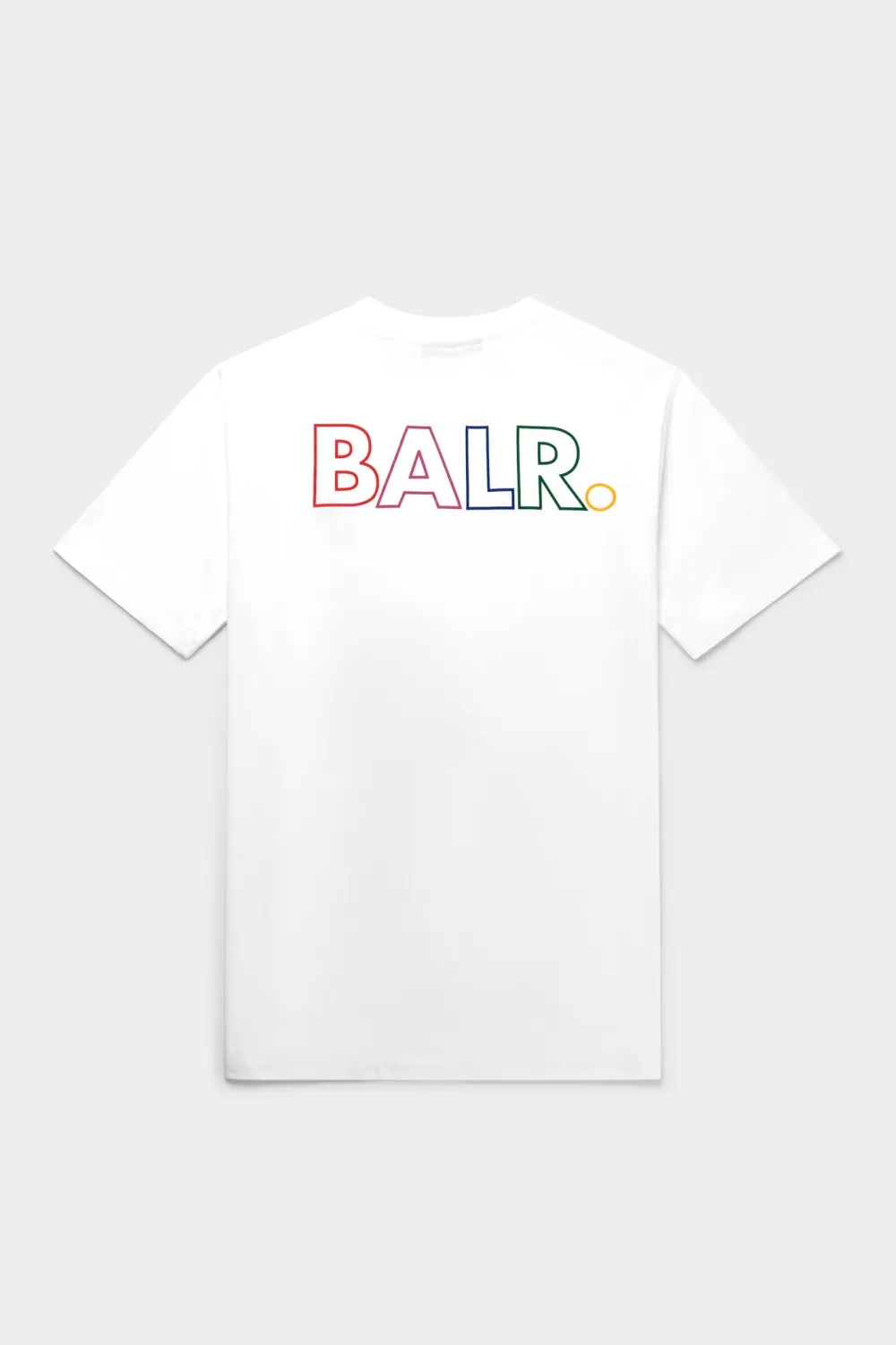 BALR. Olaf Straight Colored Letters T-Shirt Bright White Cheap