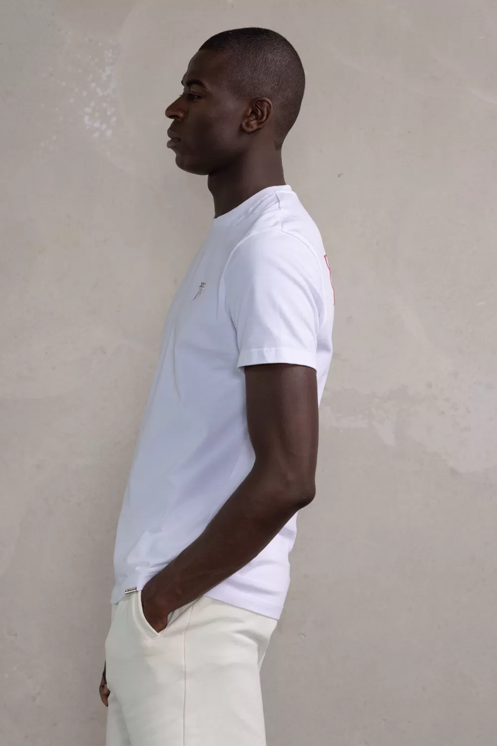 BALR. Olaf Straight Colored Letters T-Shirt Bright White Cheap