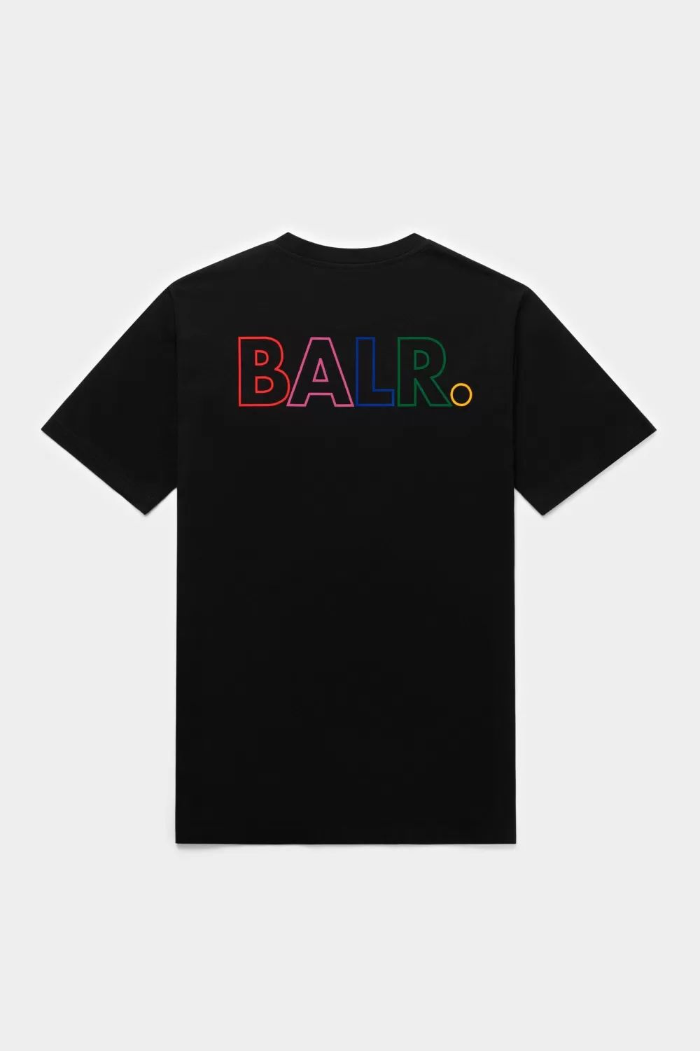 BALR. Olaf Straight Colored Letters T-Shirt Jet Black Fashion