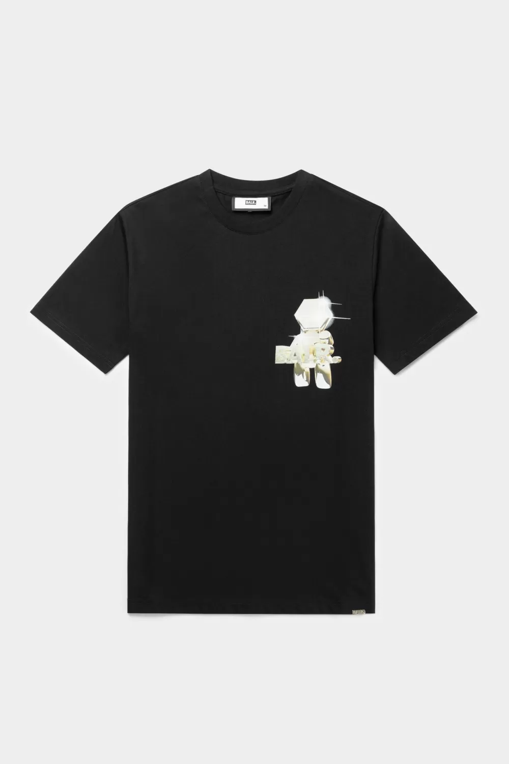 BALR. Olaf Straight Gold Doll T-Shirt Jet Black Best Sale