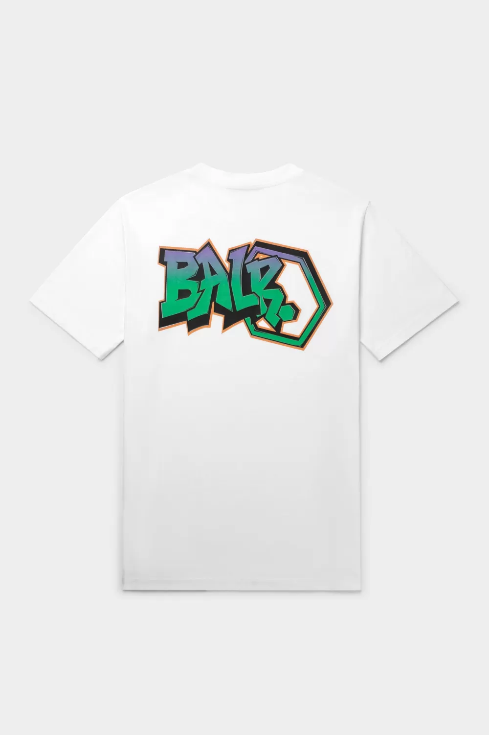 BALR. Olaf Straight Graffiti T-Shirt Bright White Fashion