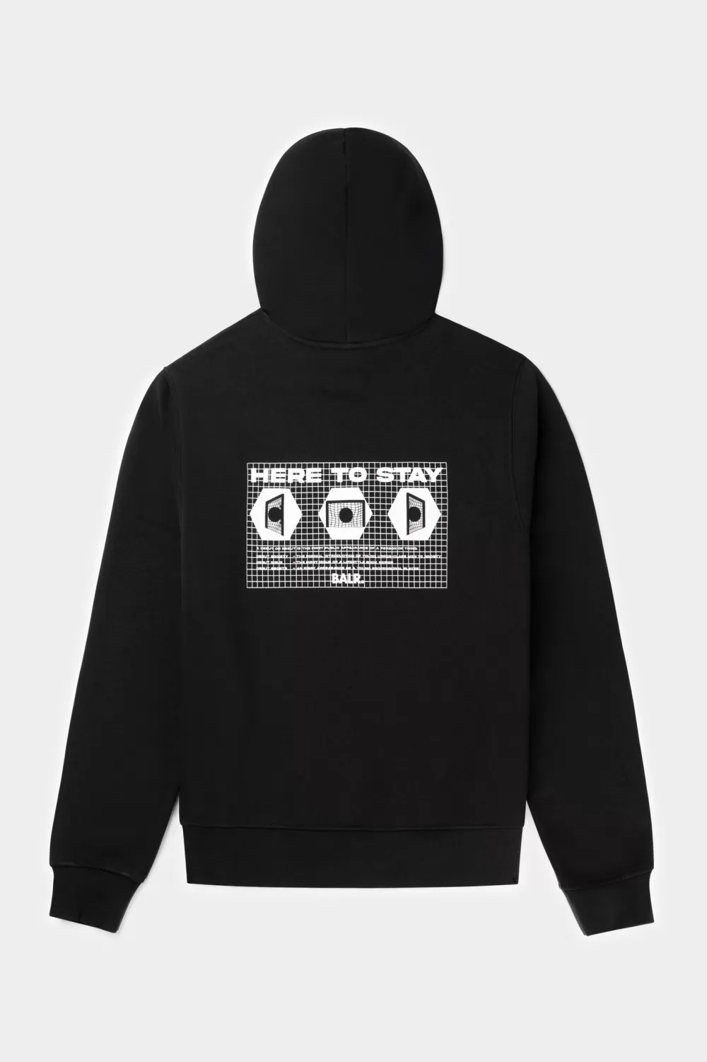 BALR. Olaf Straight H2S Goal Hoodie Jet Black Shop