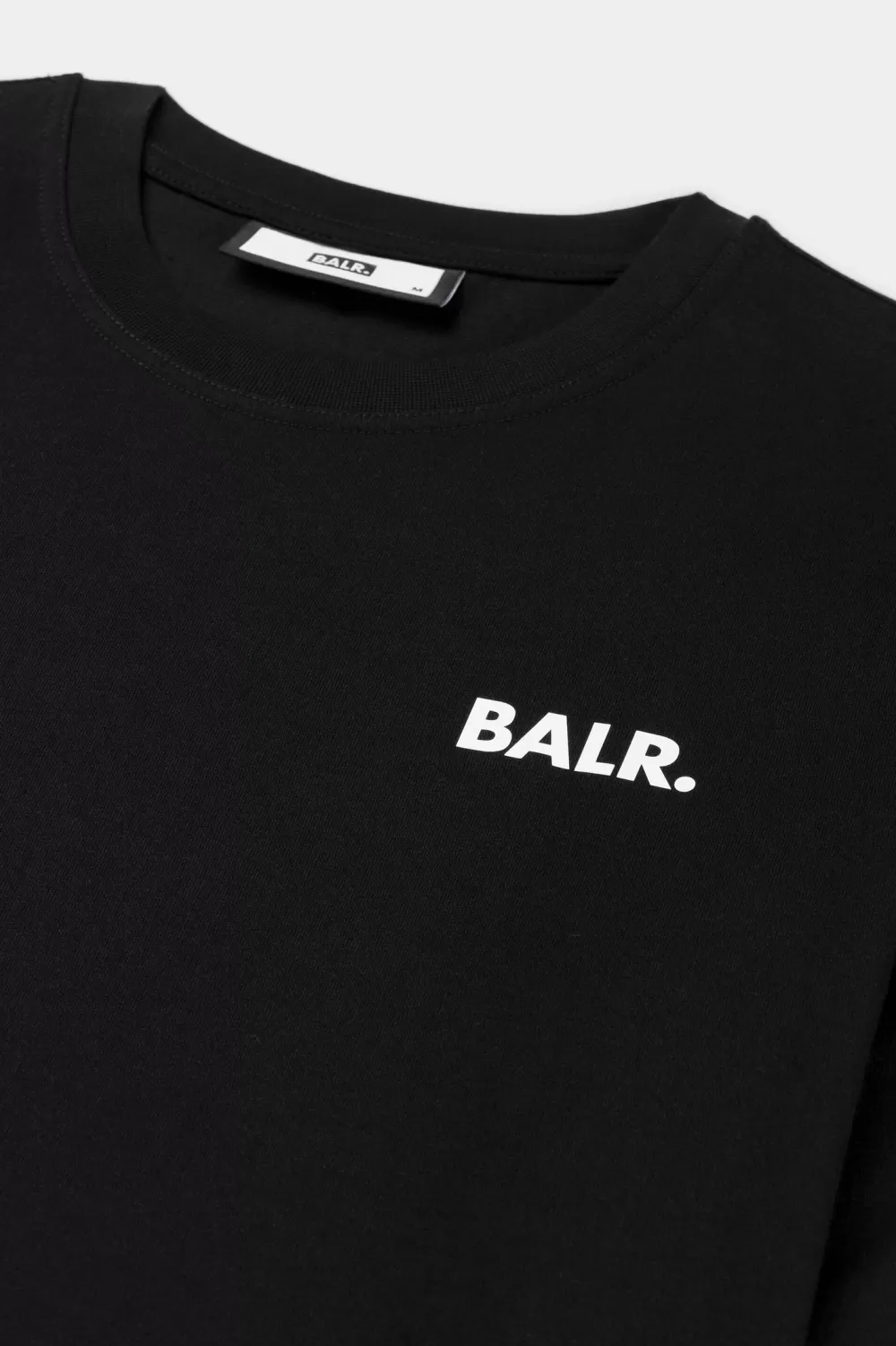BALR. Olaf Straight Small Logo Longsleeve Jet Black Clearance