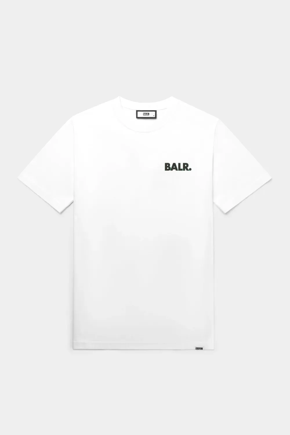 BALR. Olaf Straight Success T-Shirt Bright White/Jet Black Clearance