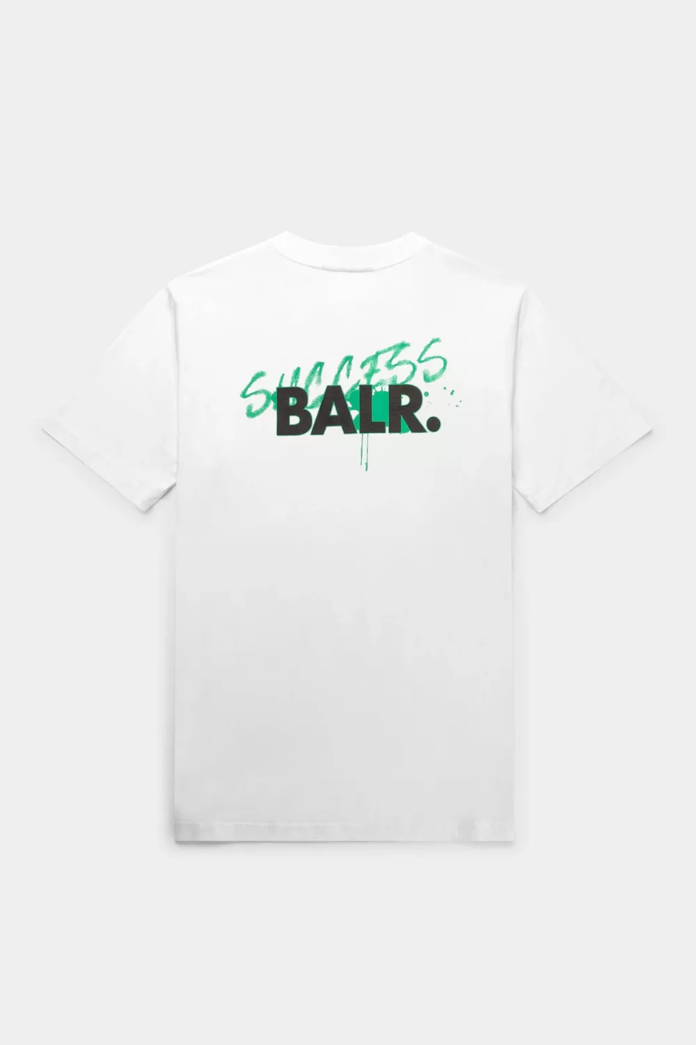 BALR. Olaf Straight Success T-Shirt Bright White/Jet Black Clearance