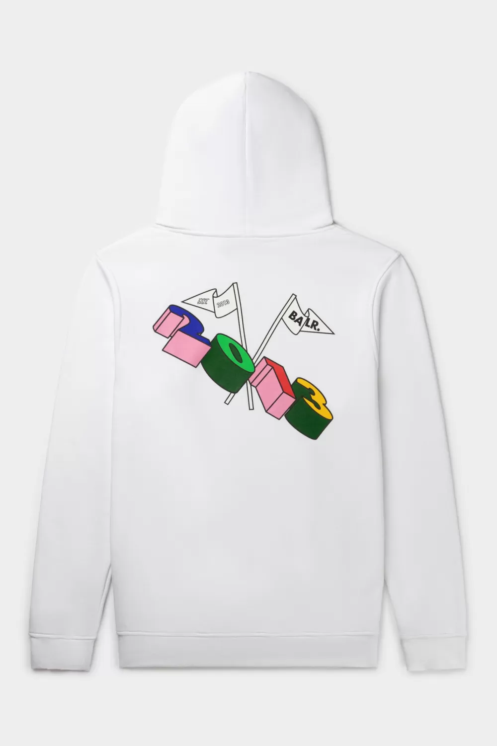 BALR. Olaf Straight Tc 2013 Hoodie Bright White Discount