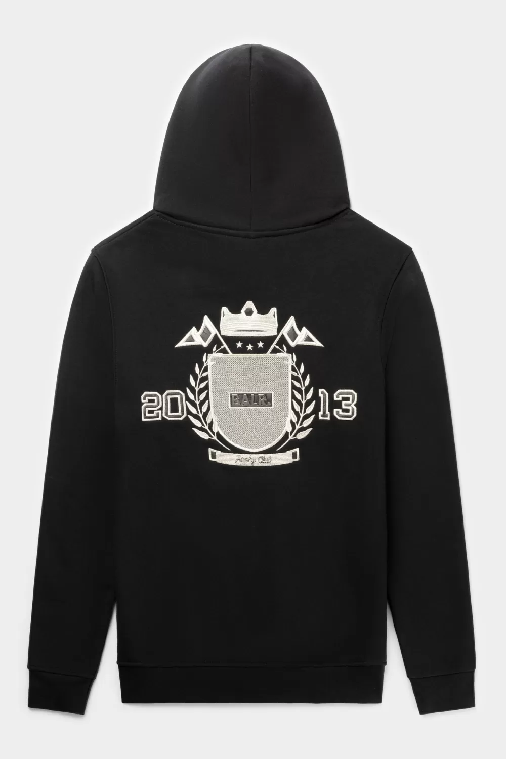 BALR. Olaf Straight Trophy Hoodie Jet Black Store