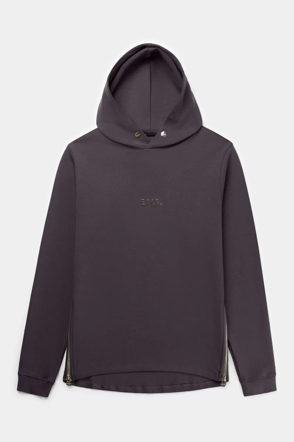 BALR. Q-Series Straight Classic Hoodie Asphalt Flash Sale