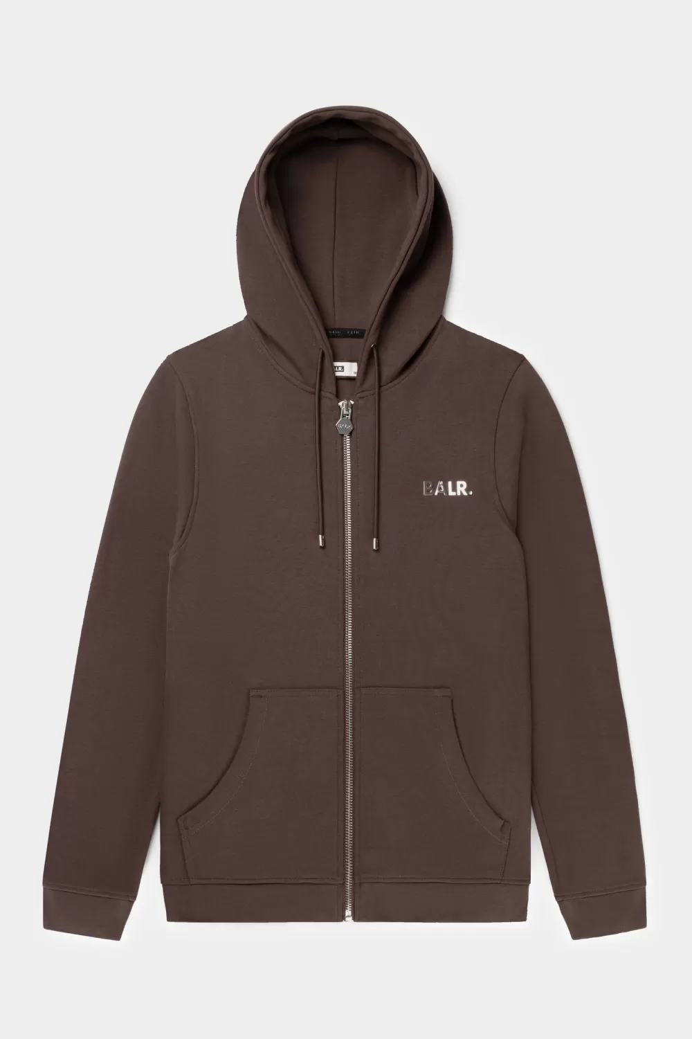 BALR. Q-Series Straight Zip Thru Hoodie Renewed Java Best