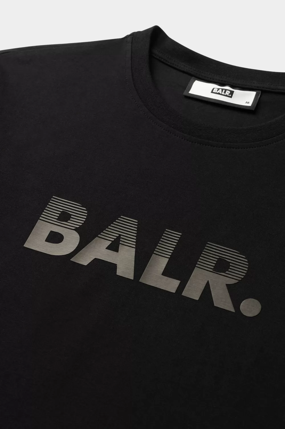 BALR. Sebastian Slim H2S Half Track T-Shirt Jet Black Flash Sale
